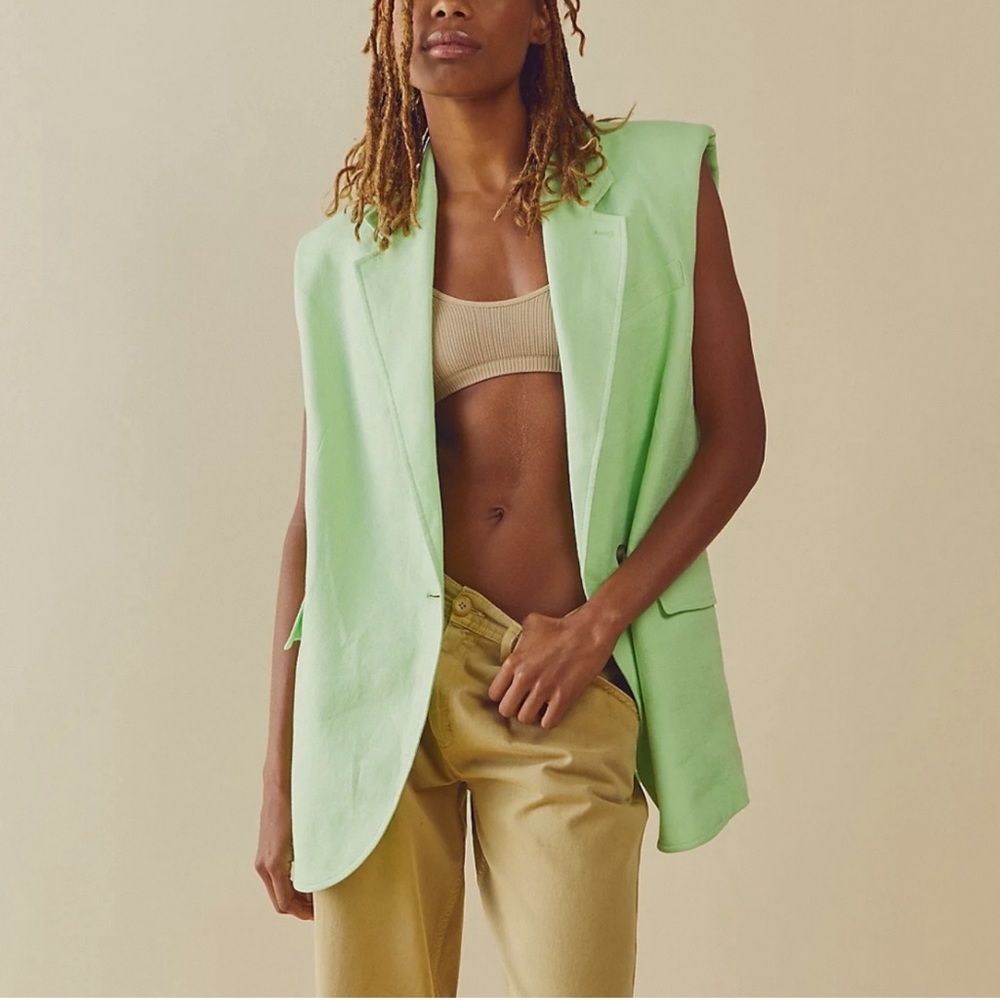 NWOT Free People Vest/Blazer Bright Young Things